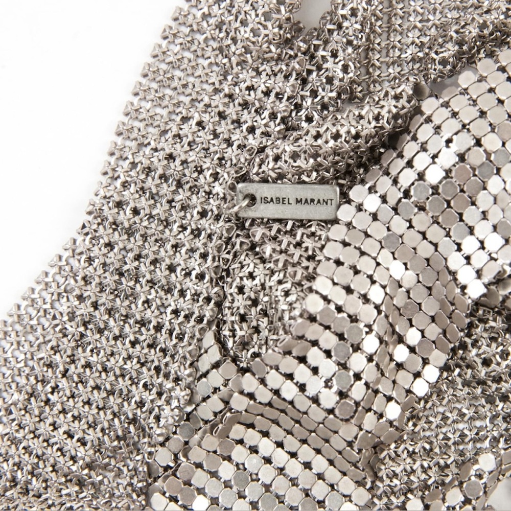 Isabel Marant Pour H&M Metal Mesh Scarf Necklace 2013 - Picture 5 of 8